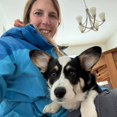 Selfie with Archie the Dog