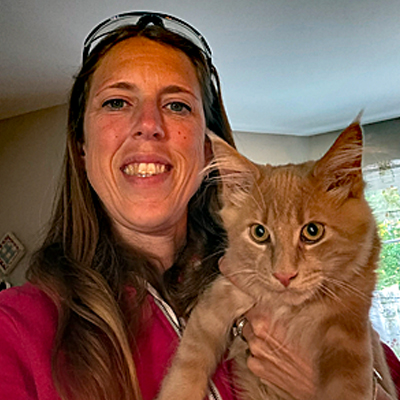 Selfie with George the Cat