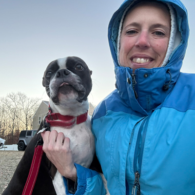 Selfie with Mickey the Dog